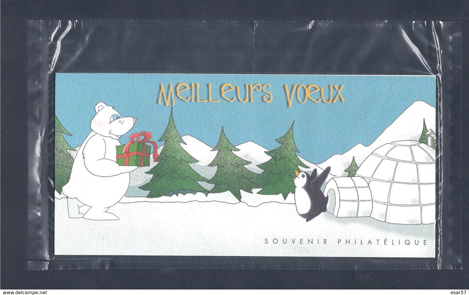 Pochette Philatélique Bloc Souvenir 2005 MEILLEURS VOEUX Neuf Sous Blister ** - Souvenir Blocks & Sheetlets