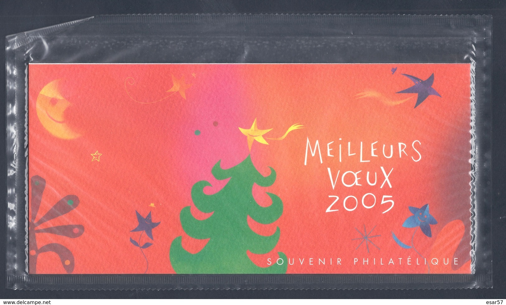 BLOC SOUVENIR MEILLEURS VOEUX 2005 N° 3 NEUF SOUS BLISTER FERME - Souvenir Blocks & Sheetlets