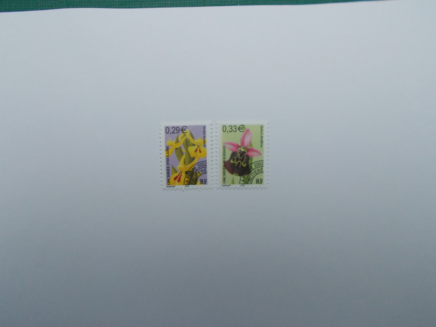 LOT DE 2 TIMBRES NEUFS : FLEURS ORCHIDEES - 1989-2008