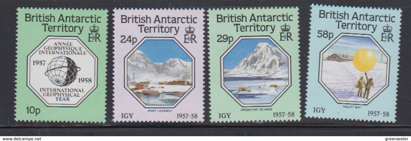 British Antarctic Territory 1987 International Geophysical Year 4v ** Mnh (41646) - Ongebruikt