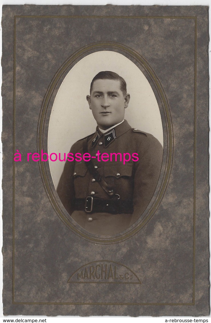 Photo Cartonnée  8e R-photo Marchal à Versailles- TB état - Guerre, Militaire