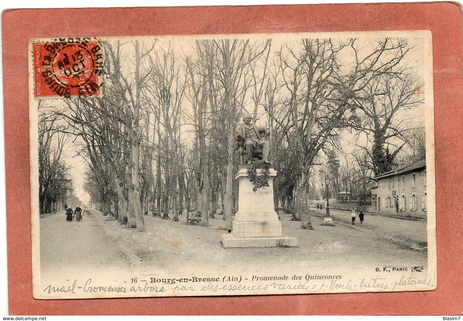 CPA - BOURG-en-BRESSE (01) - Thème: Arbre- Aspect Du Mail Arboré D'essences Tel Que Tilleuls,hêtres,platanes... - Otros & Sin Clasificación