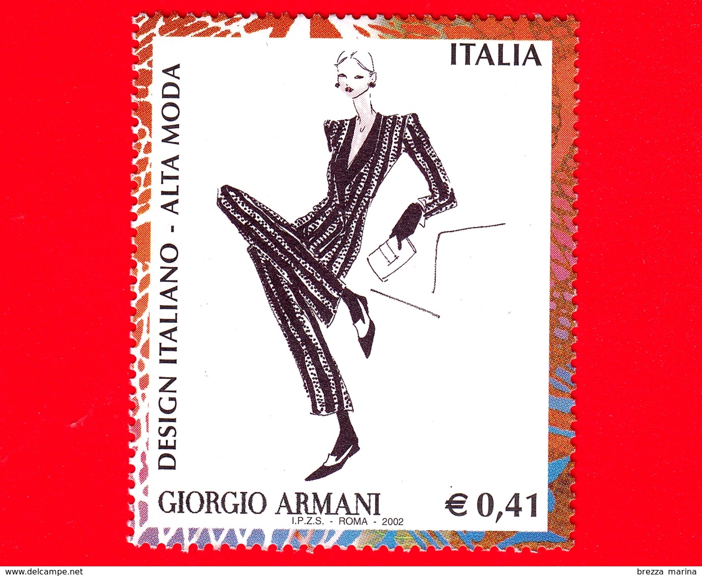 Nuovo - MNH - ITALIA - 2002 - Design Italiano - Alta Moda - Giorgio Armani - 0,41 - 2001-10:  Nuovi