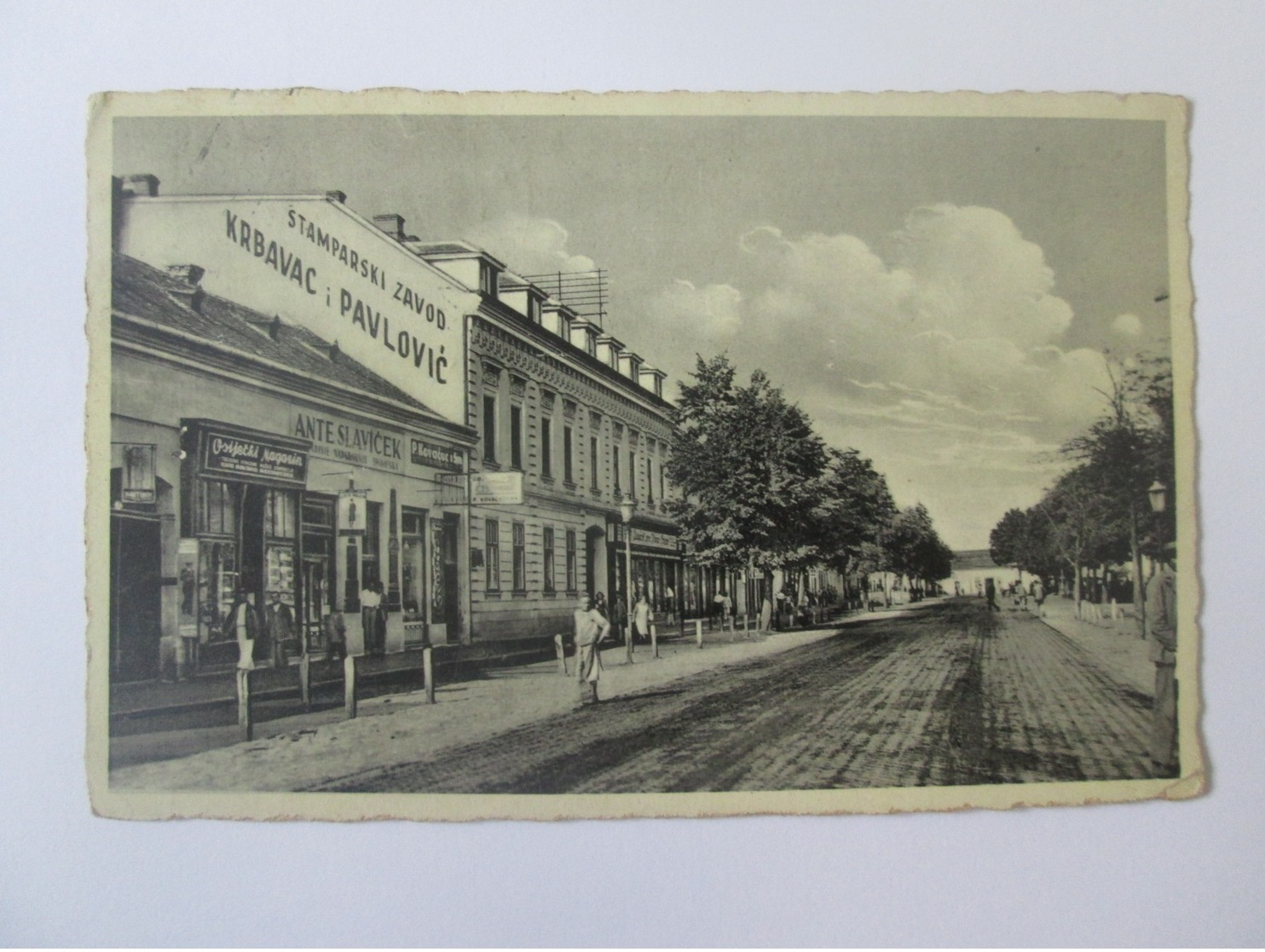 Croatia-Osijek/Desaticina Ulica,used Postcard From 1934 - Croatia