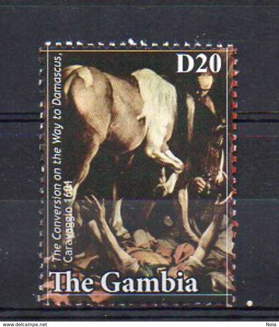 GAMBIA. ART. CARAVAGGIO. MNH (2R2138) - Autres & Non Classés