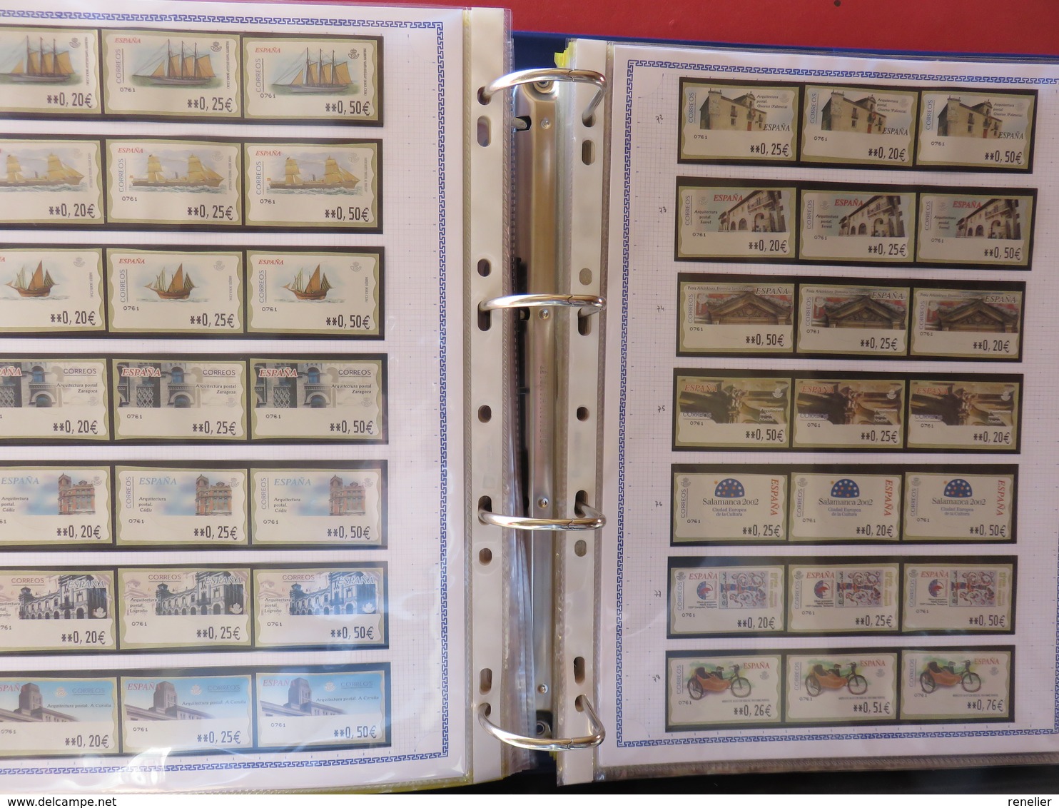 ESPAGNE - Belle collection des années 1979 à 1996 et 2006 à 2008 (partielles) - TP** et BF**, distributeurs, carnets