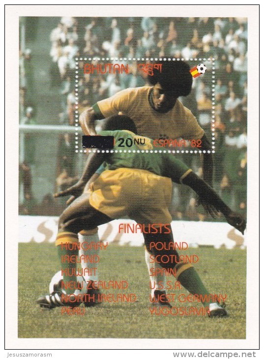 Bhutan Hb 111 Y 112 - 1982 – Espagne