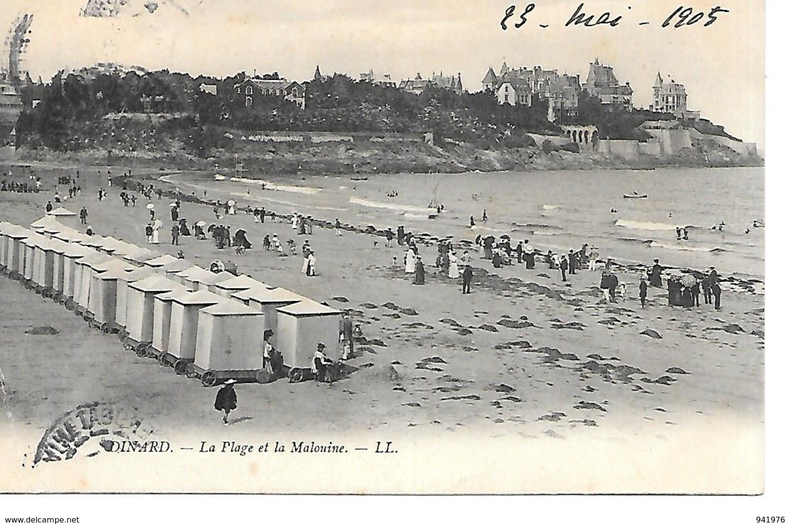 35 DINARD LA PLAGE ET LA MALOUINE - Dinard