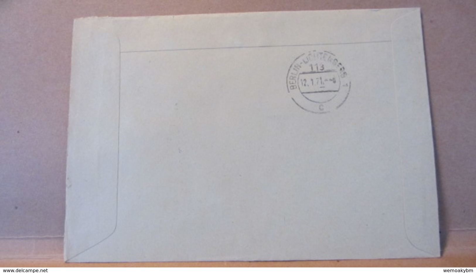 DDR/Dienst/ZKD: Brief VEB Bandstahlkombinat Burg Sitz Eisenhüttenstadt Walzwerk Burg Vom 11.1.71 - Central Mail Service