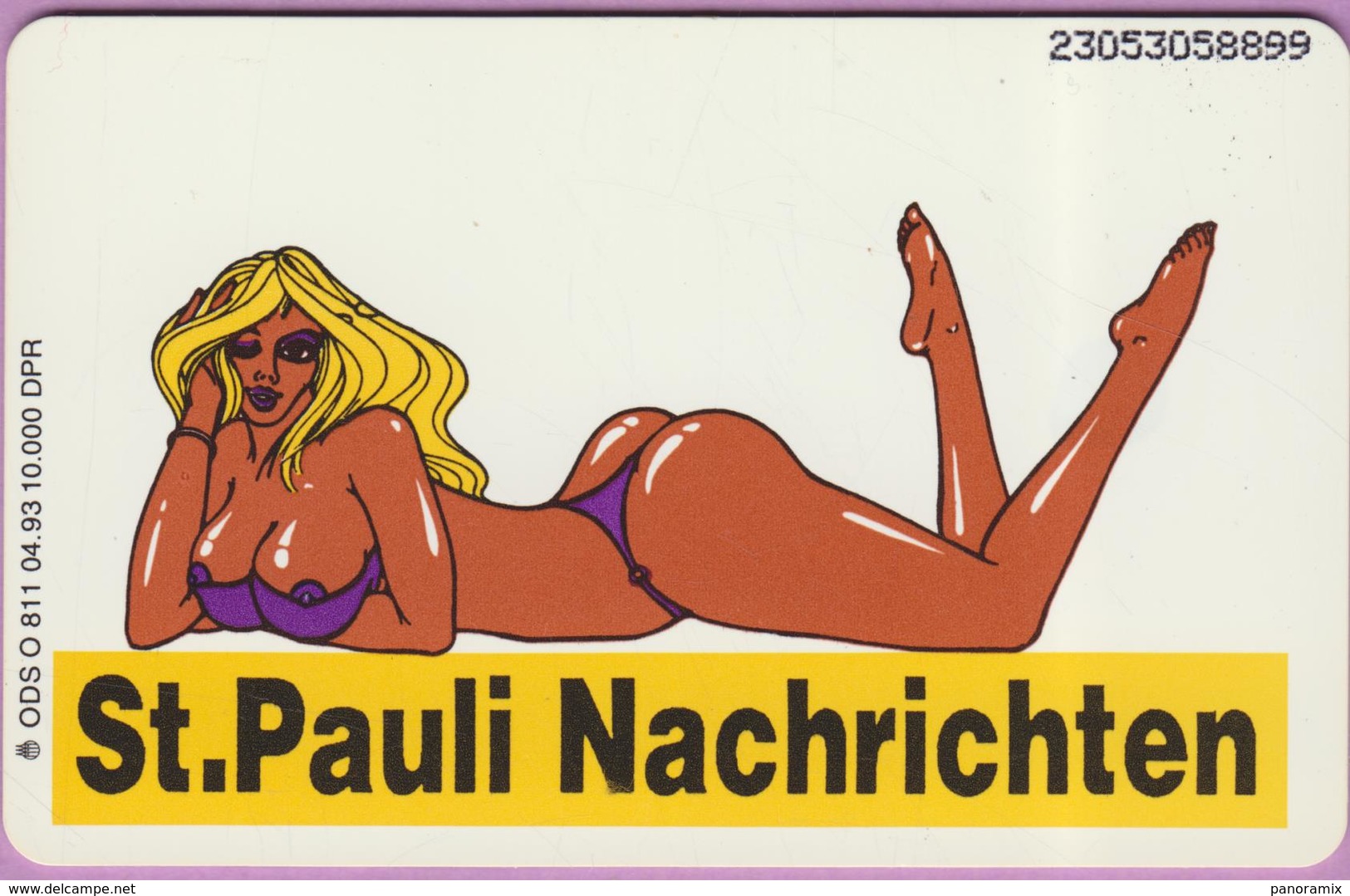 Télécarte Allemagne °° O811-93 - St.Pauli Nachrichten - 10000 Exemplaires - 8899 - RV. - Autres & Non Classés