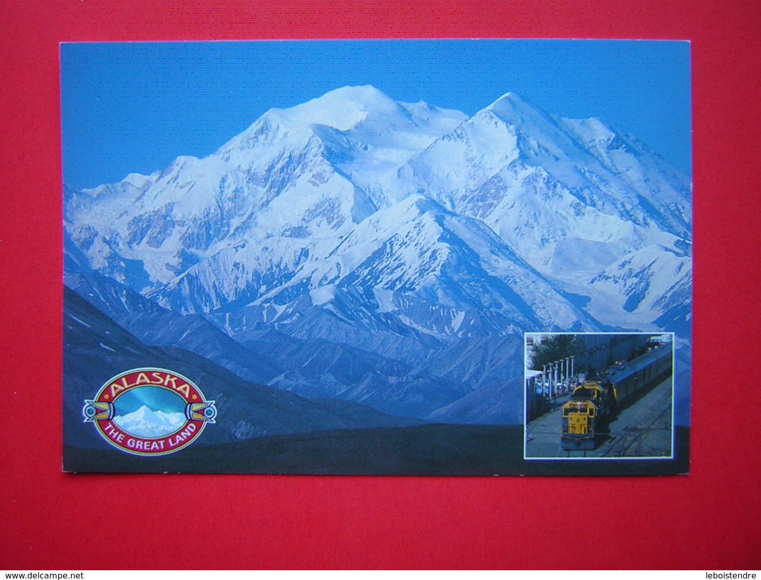 CPM FORMAT 16.5 X 11.3 CM ALASKA  THE GREAT LAND DENALI NATIONAL PARK AND PRESERVE  En Petit Un Train  NON VOYAGEE - Autres & Non Classés