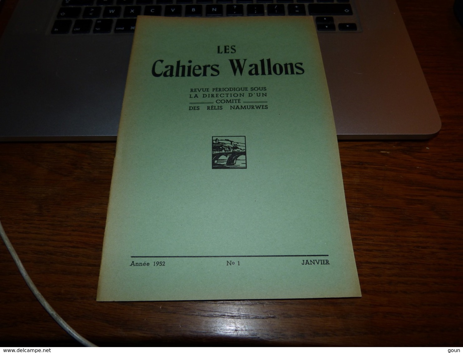 CB6 Les Cahiers Wallons Janvier 1952 Dialecte Namur Celles Charleroi Seraing - België