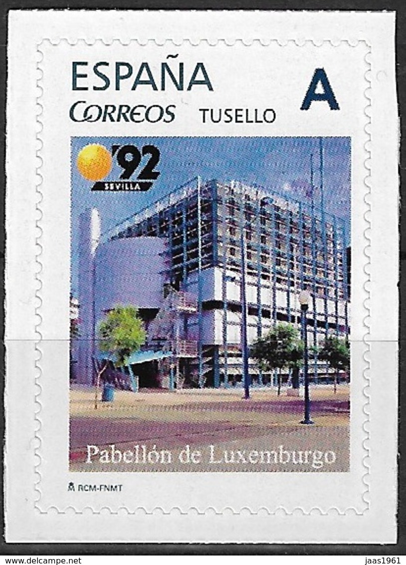 ESPAÑA. TUSELLO. EXPO'92 SEVILLA. PABELLON DE LUXEMBURGO - Nuevos