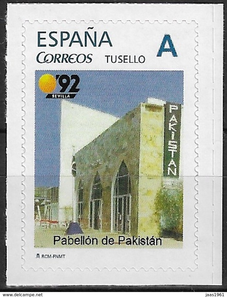 ESPAÑA. TUSELLO. EXPO'92 SEVILLA. PABELLON DE PAKISTAN - Nuevos