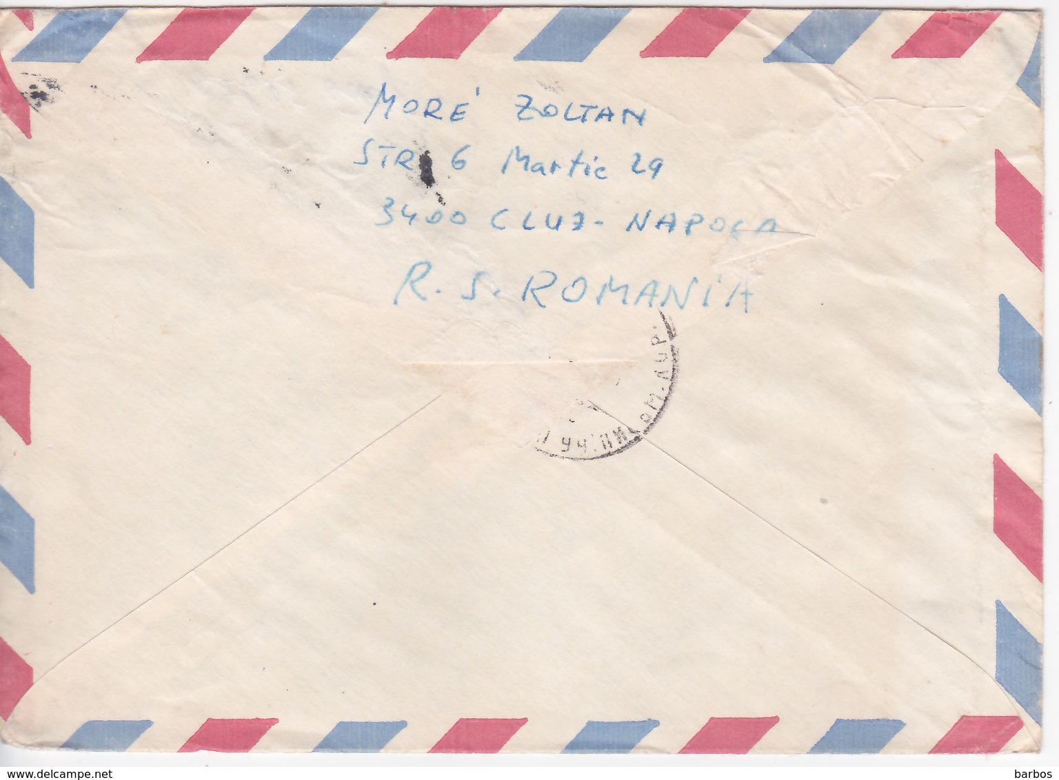 Romania , Roumanie To Moldova , 1977 , Trajan's Column , Used Cover - Lettres & Documents