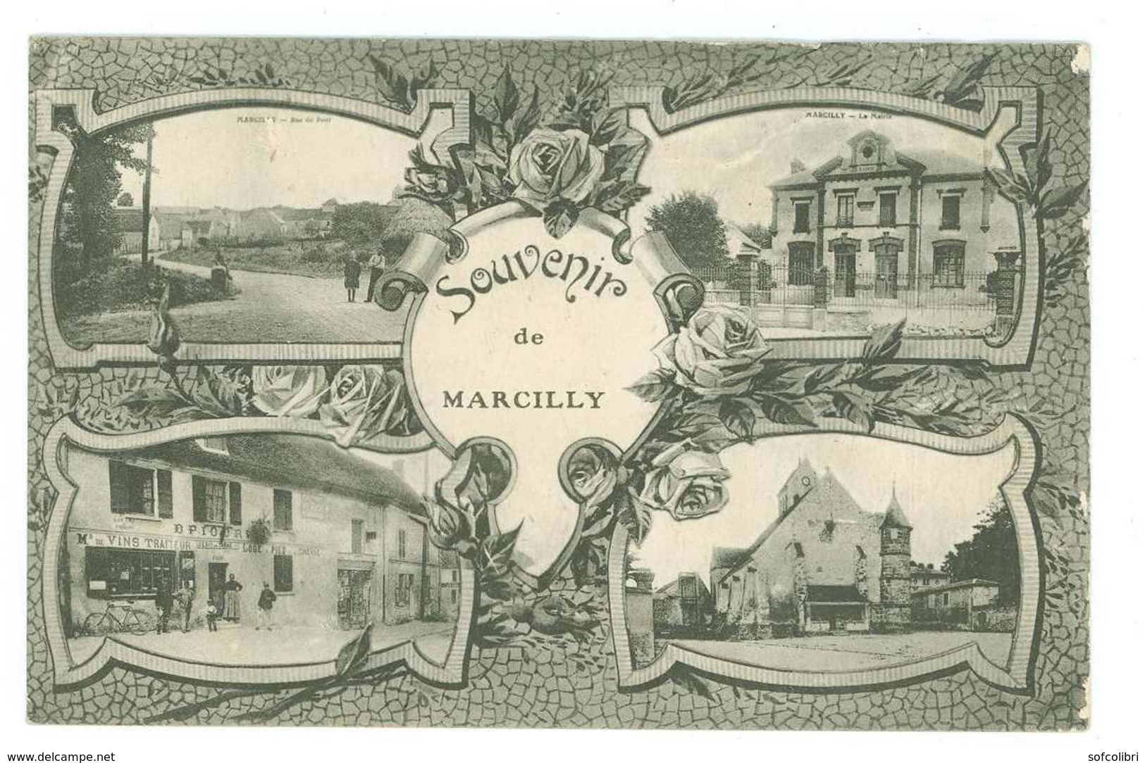 10 -- MARCILLY - SOUVENIR DE.....(multivues) - Marcilly