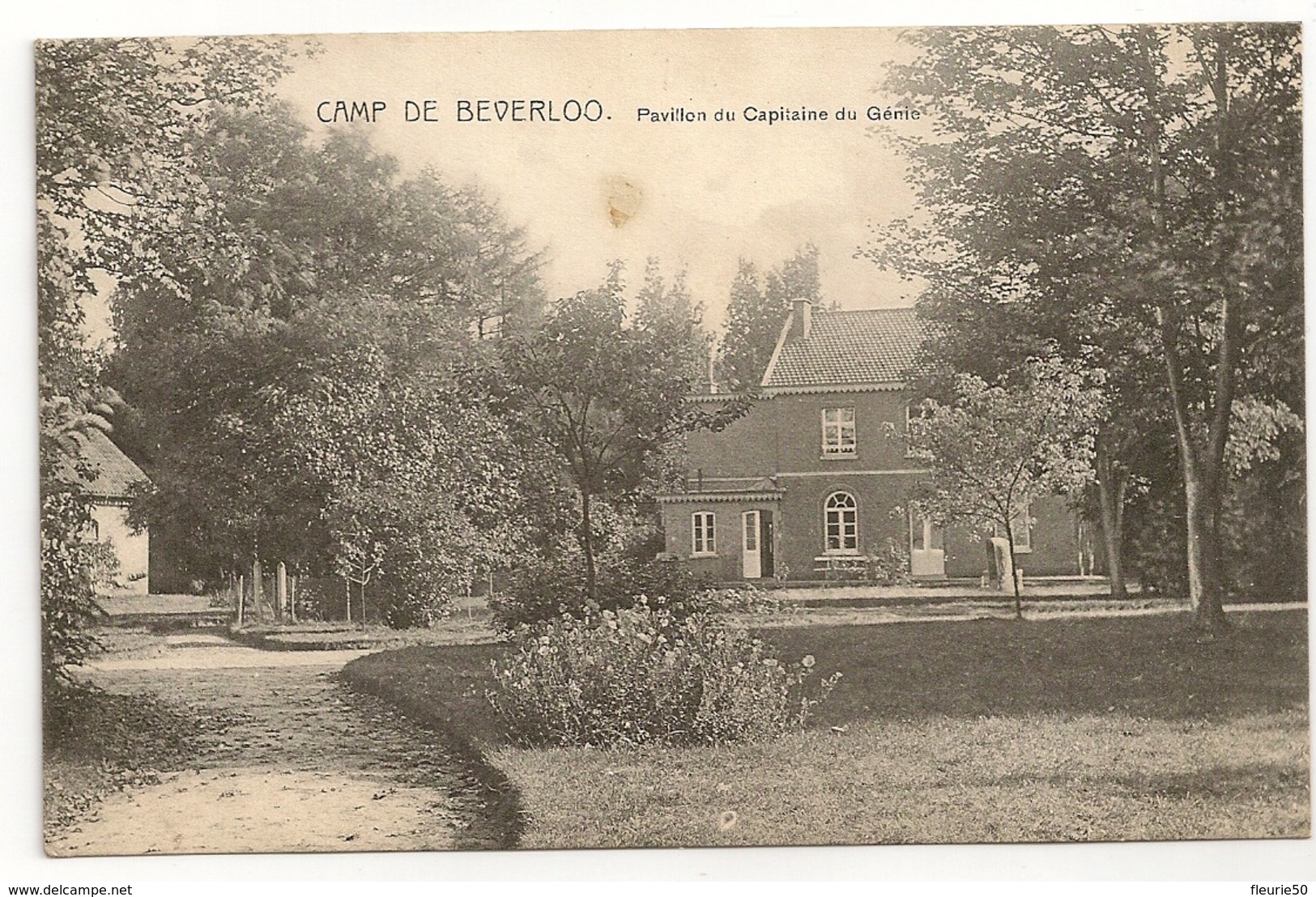 LEOPOLDSBURG  (camp De Beverloo)  Pavillon Du Capitaine Du Génie. Oblitération 1911. - Leopoldsburg (Camp De Beverloo)