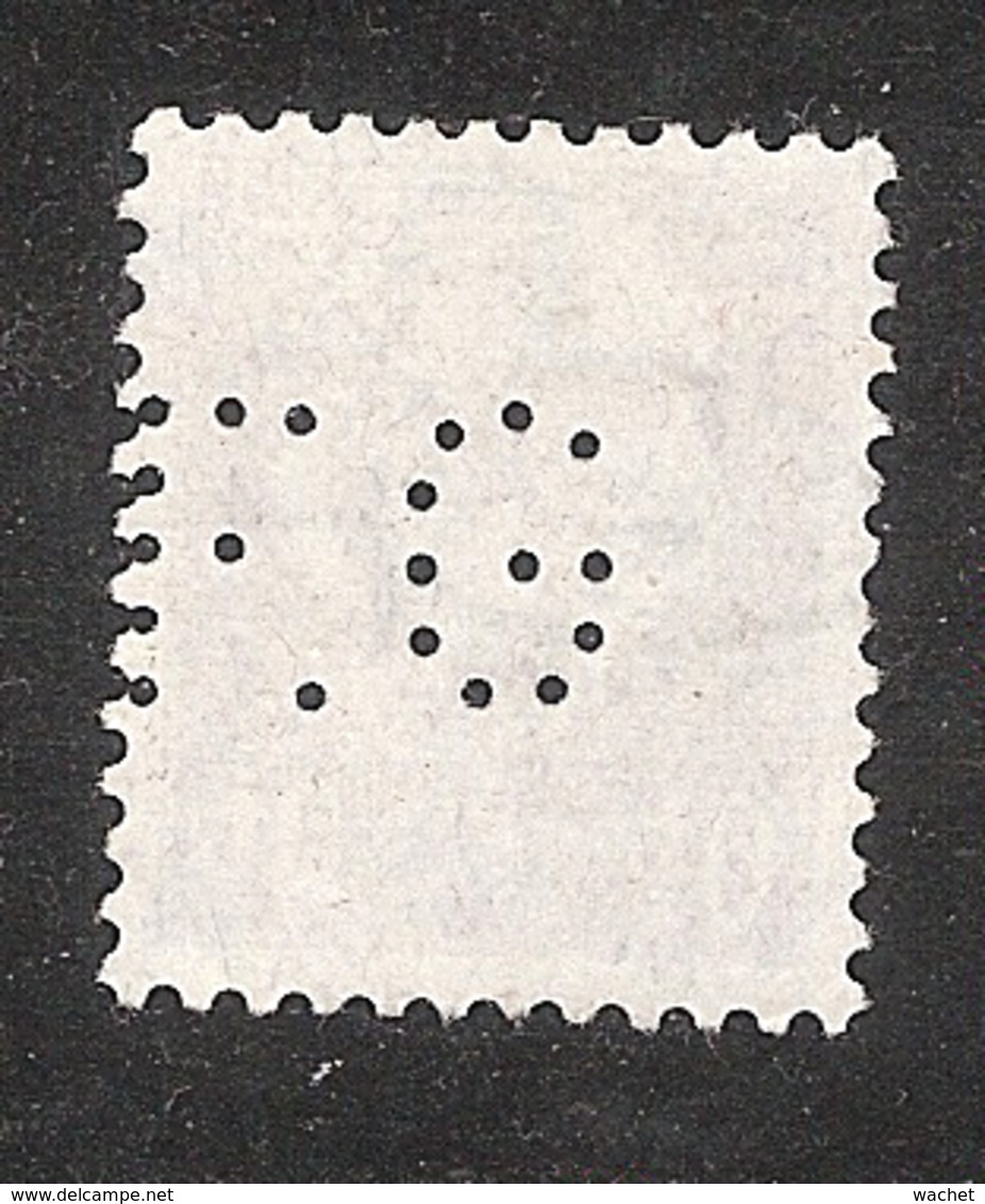 Perfin/perforé/lochung Switzerland No 102 TYPE II 1908-1933 - Hélvetie Assise Avec épée  F.G  Gondrand Frères - Gezähnt (perforiert)