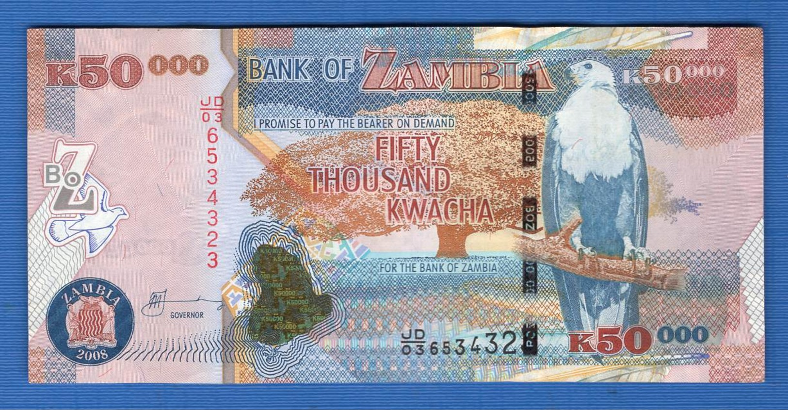 Zambie  50.000  Kwacha  208 - Zambie