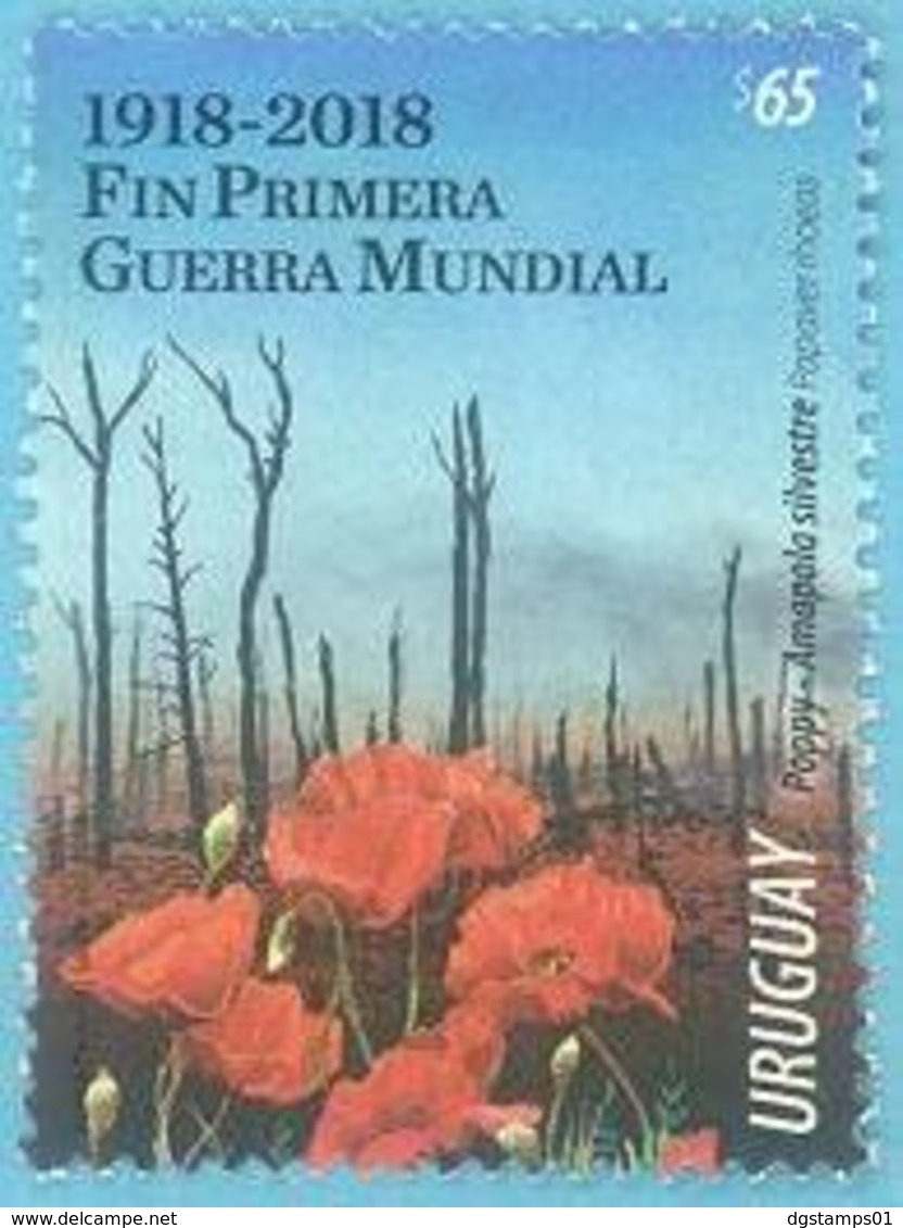 Uruguay 2018 ** Fin De La Primera Guerra Mundial. - WW1 (I Guerra Mundial)