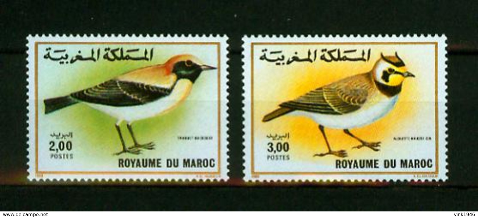 Maroc 1989,2V In Set ,birds,vogels,vögel,oiseaux,pajaros,uccelli,aves,MNH/Postfris(A3631) - Andere & Zonder Classificatie