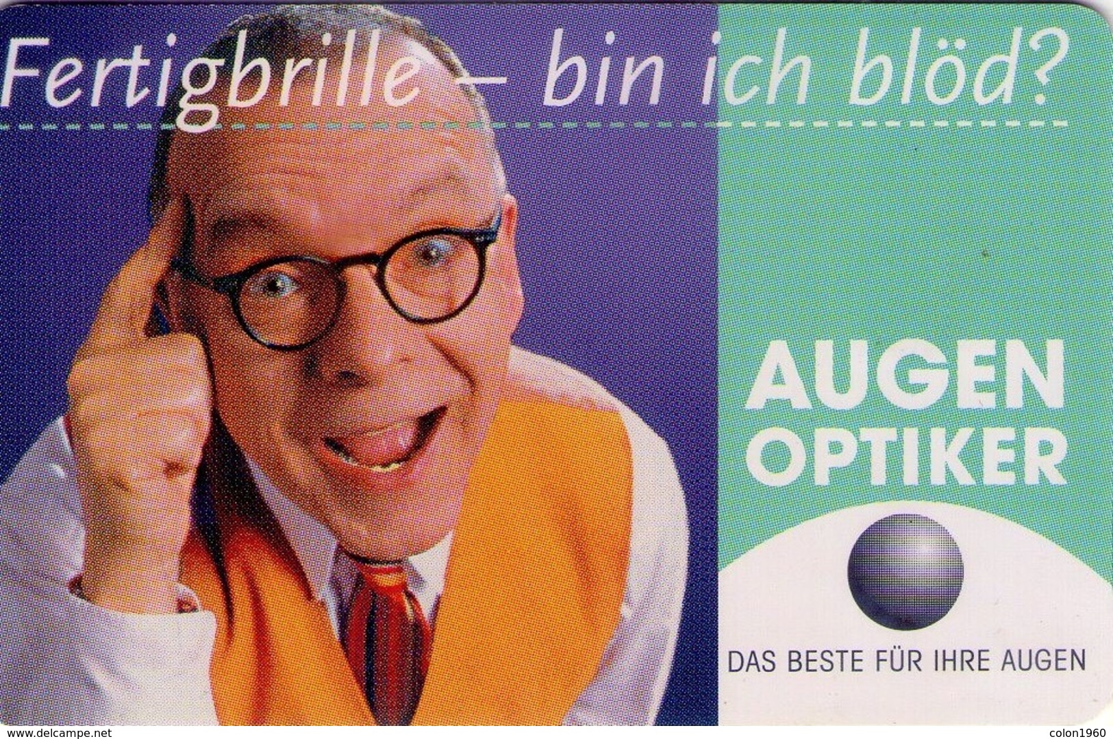 TARJETA TELEFONICA DE ALEMANIA. Optometrista 5 - Radio Publicidad. R0003 04.99 (430) - R-Reeksen : Regionaal