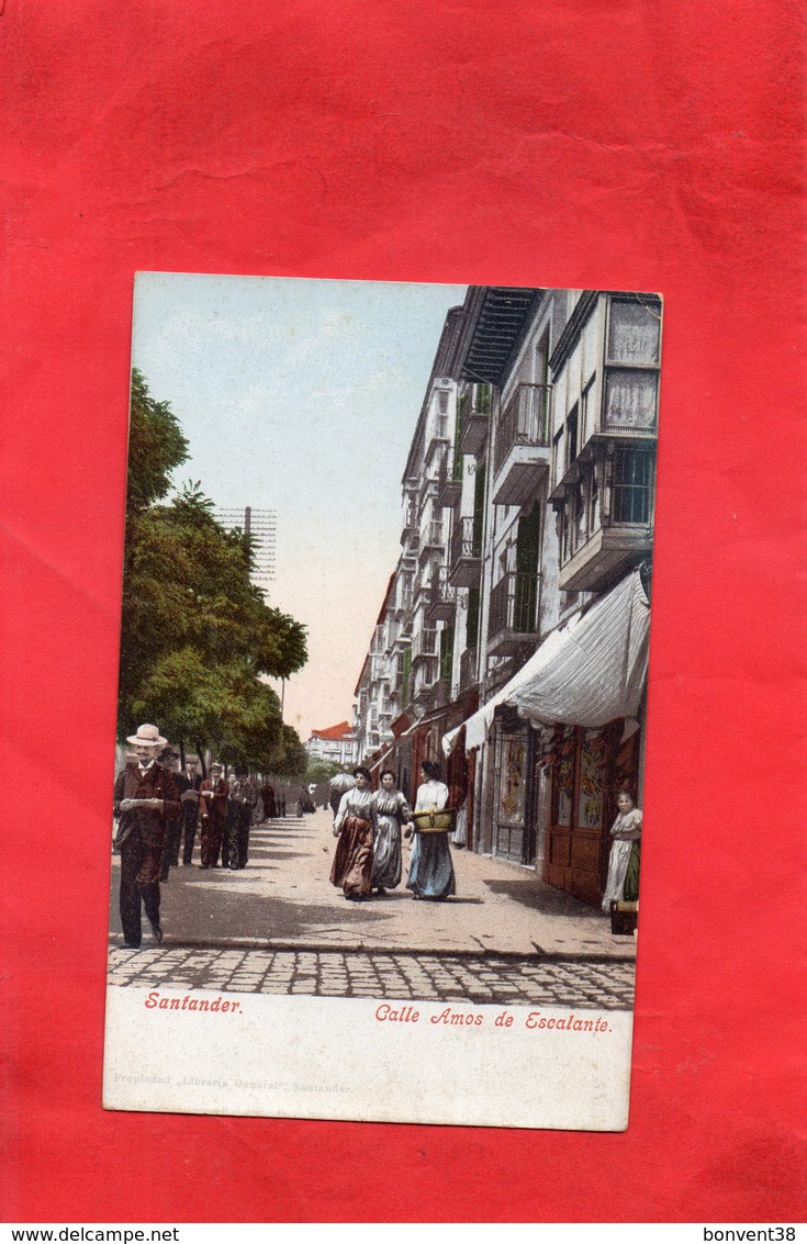 Carte Postale - SANTANDER - Calle Amos De Escalante - Autres & Non Classés