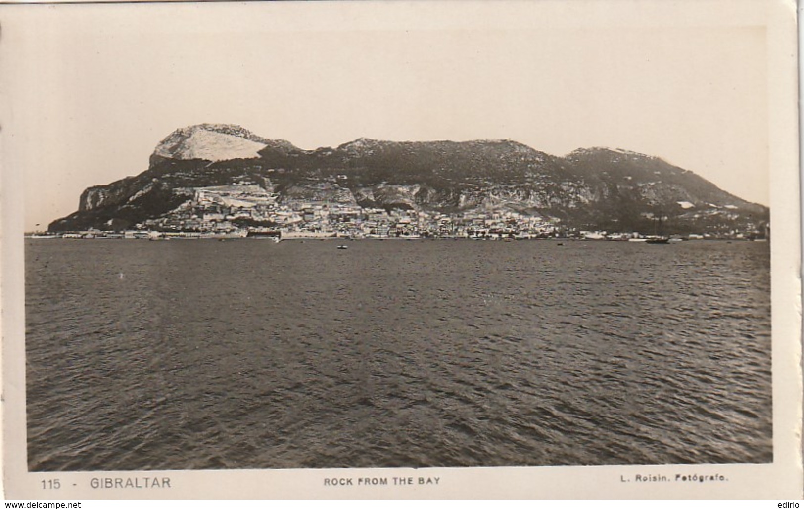 ***  GIBRALTAR  ***  Rock From The Bay - Unused - Gibraltar