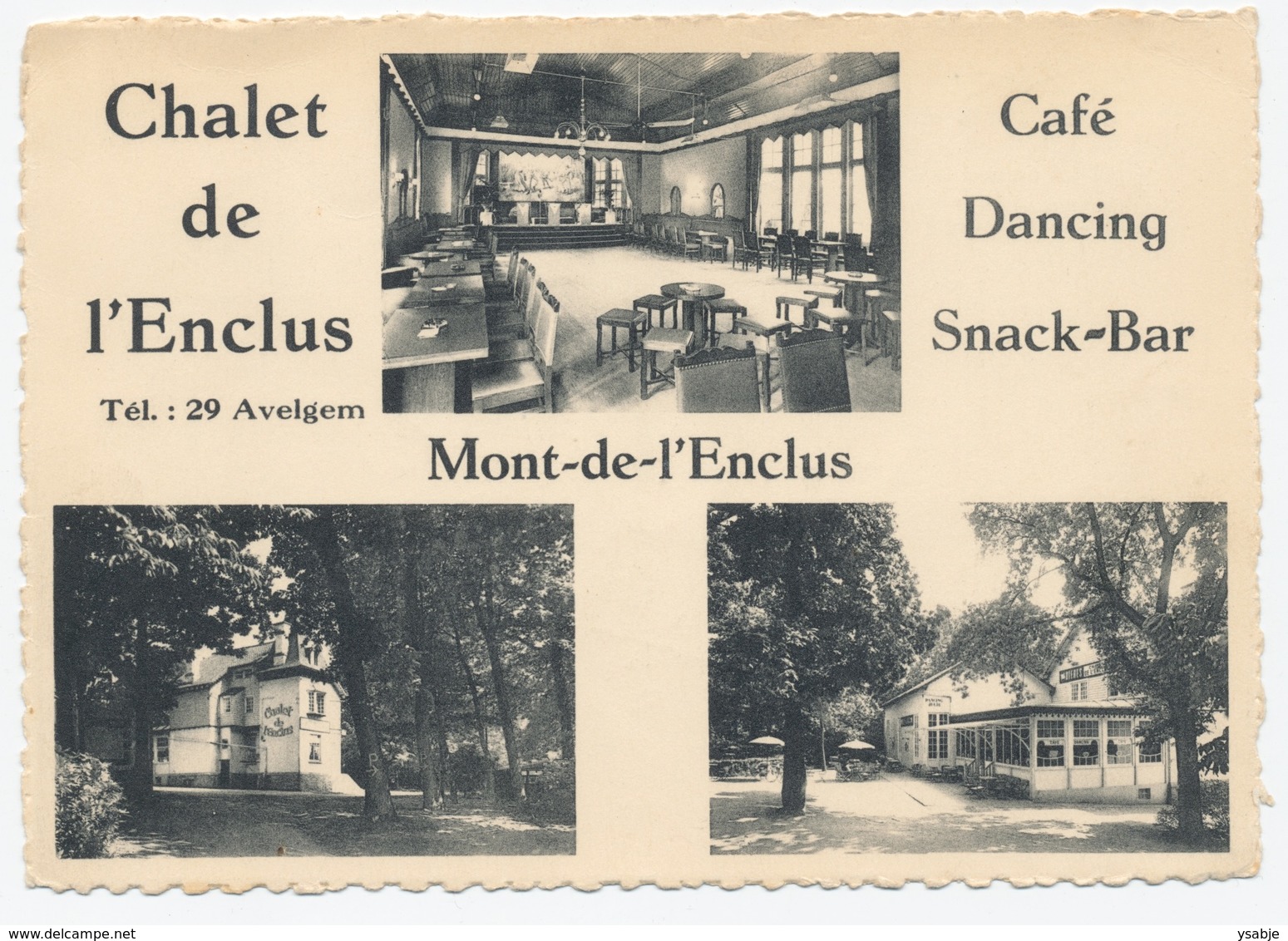 Chalet De L'Enclus - Café Dancing Snack-bar - Mont De L'encus - Orroir - Avelgem - Mont-de-l'Enclus
