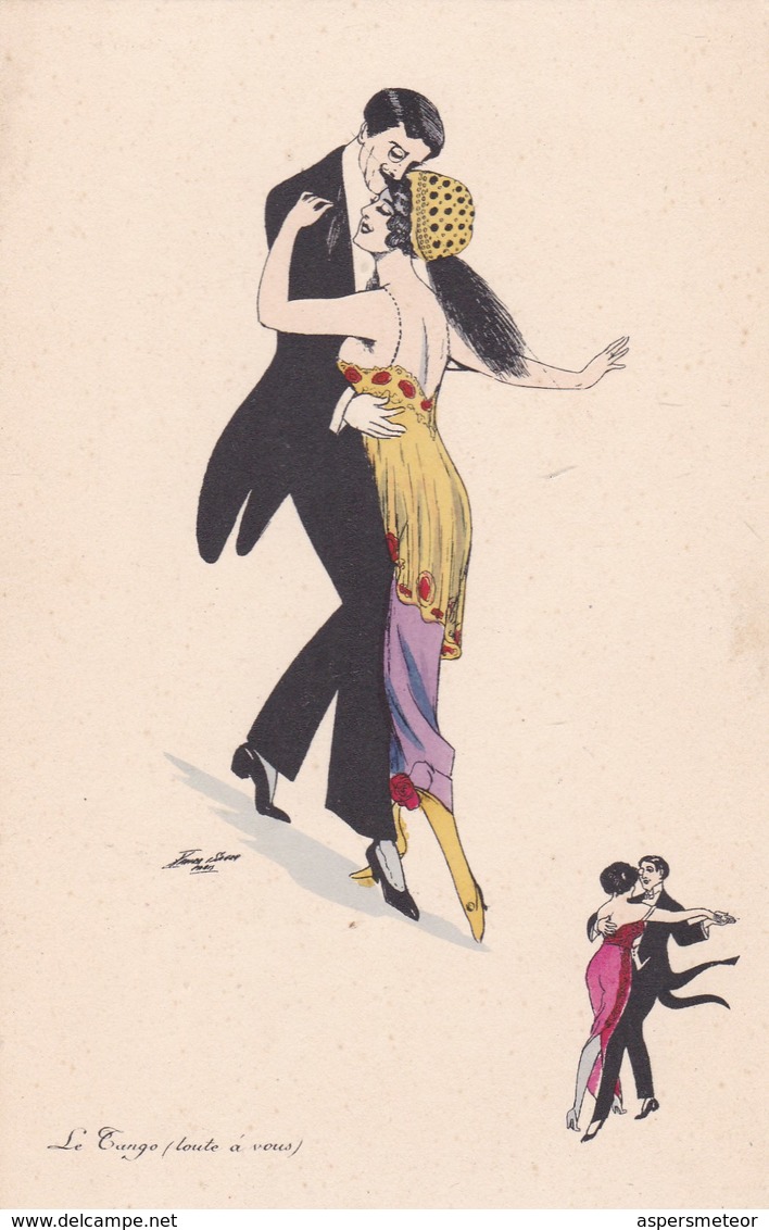 LE TANGO. TOUTE A VOUS. SAGER XAVIER ILLUSTRATION.. BG. CIRCA 1930s- BLEUP - Sager, Xavier