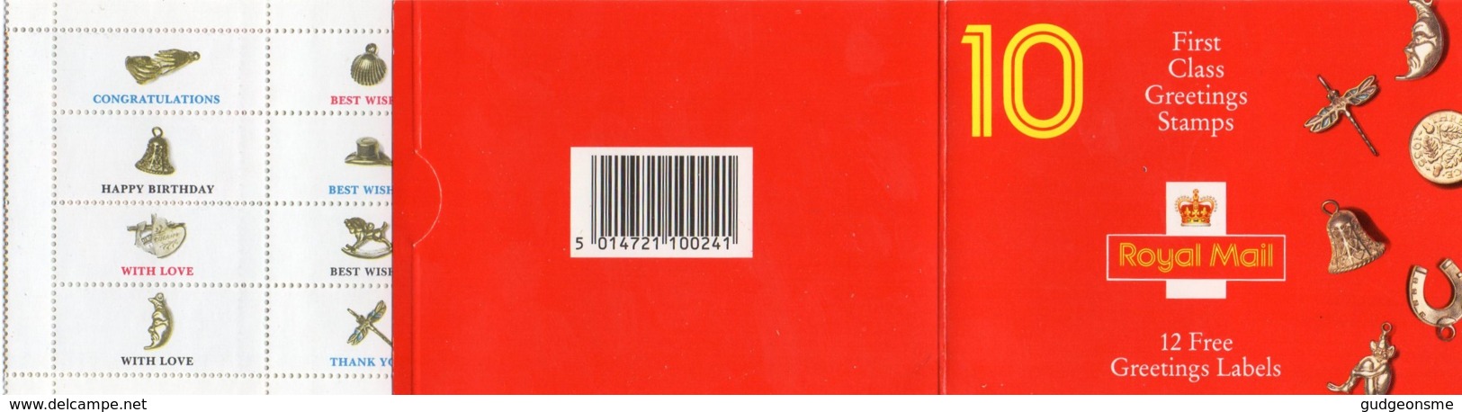1991 10x 1st Greetings Booklet KX2 - Libretti
