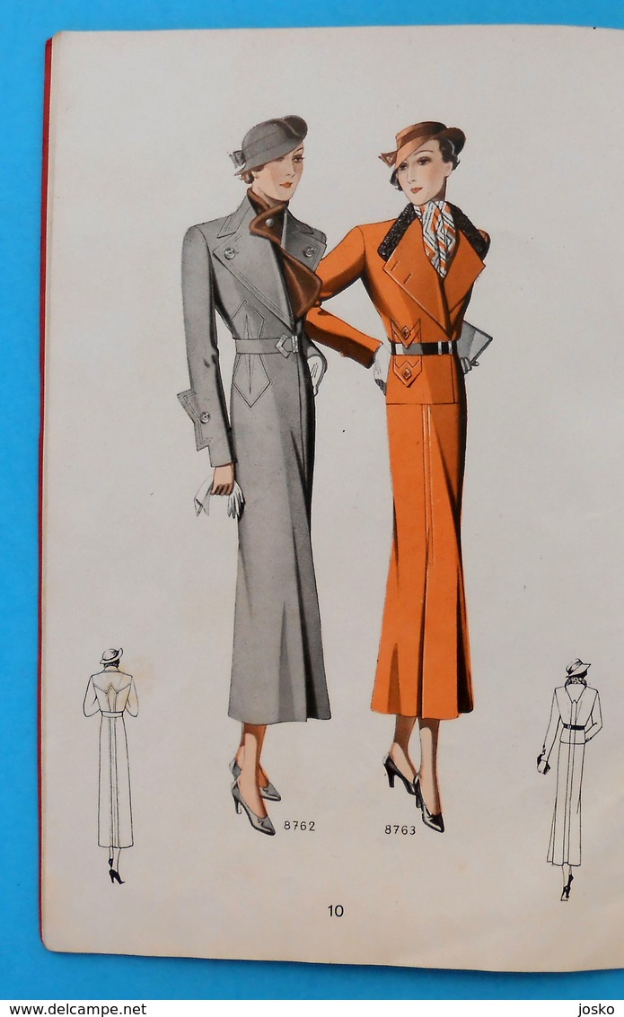 ART DECO FASHION CATALOG (1934/35) CZECH REPUBLIC YUGOSLAVIA KINGDOM Fashion Catalogue Mode Moda Usti Nad Labem Croatia - Advertising