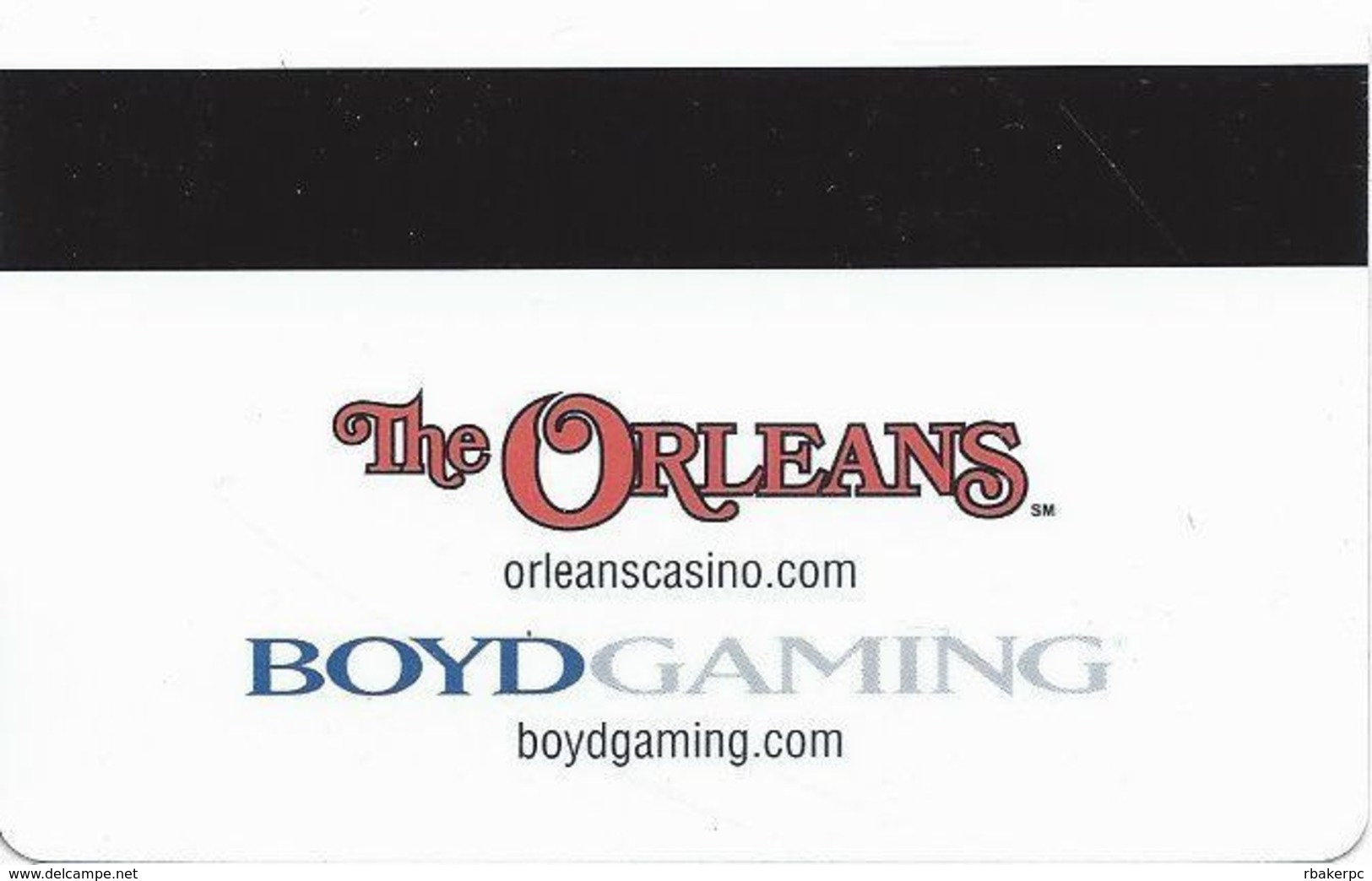 Orleans Casino Las Vegas, NV Hotel Room Key Card - Hotel Keycards