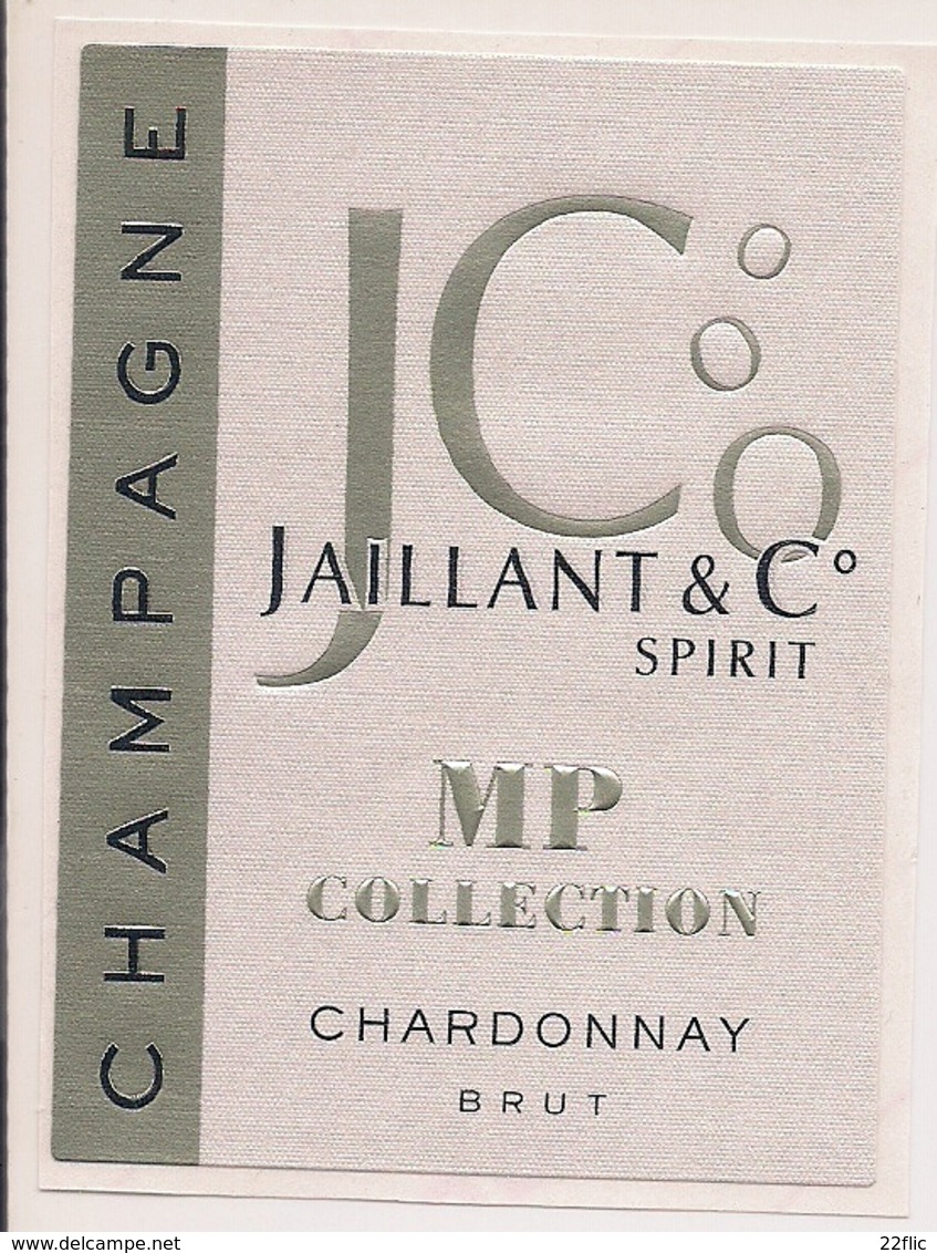 CHAMPAGNE  JAILLANT & C° SPIRIT CHARDONNAY BRUT - Champagne