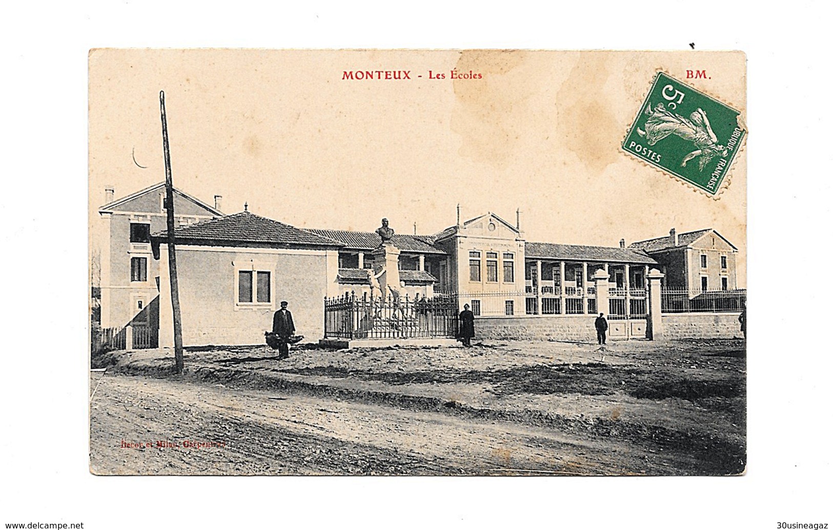 CPA 84 Monteux  Les Ecoles 1914 - Monteux