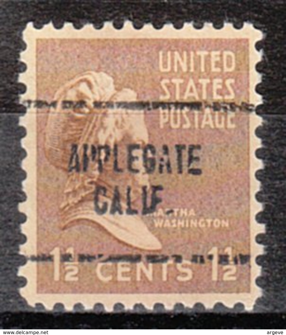 USA Precancel Vorausentwertung Preo, Locals California, Applegate 704 - Precancels