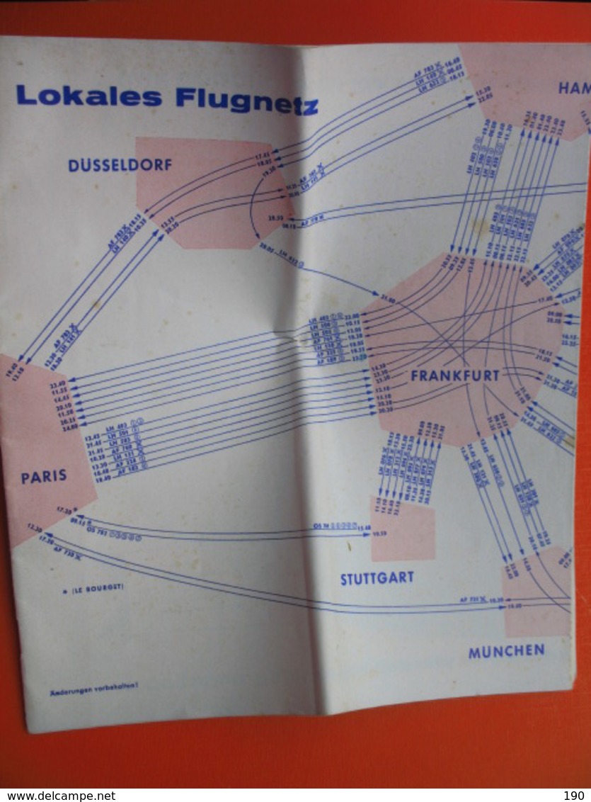 AIR FRANCE-FLUGPLAN.AVION - World