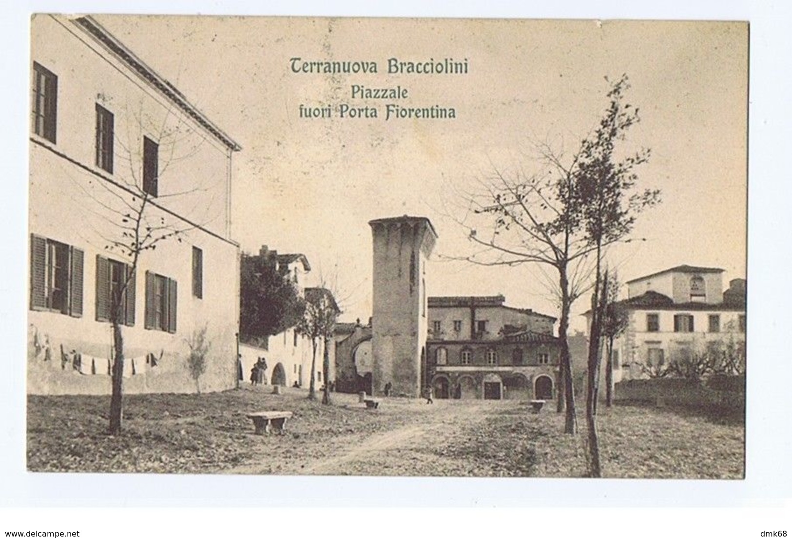 TERRANUOVA BRACCIOLINI ( AREZZO ) PIAZZALE - ED. GIAMBINO 1911 (3006) - Arezzo