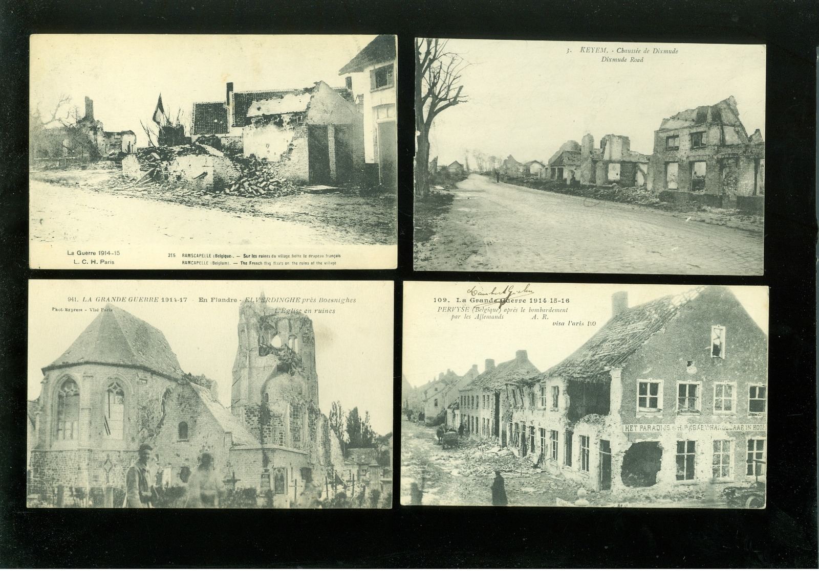 Beau Lot De 60 Cartes Postales De Belgique  Guerre  Ruines     Mooi Lot Van 60 Postkaarten Van België  Ruinen  Oorlog - 5 - 99 Postkaarten