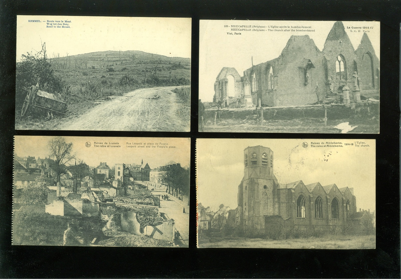 Beau Lot De 60 Cartes Postales De Belgique  Guerre  Ruines     Mooi Lot Van 60 Postkaarten Van België  Ruinen  Oorlog - 5 - 99 Cartes