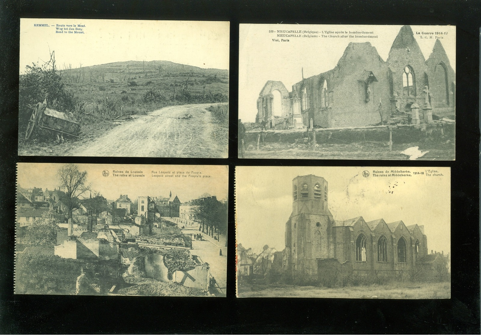 Beau Lot De 60 Cartes Postales De Belgique  Guerre  Ruines     Mooi Lot Van 60 Postkaarten Van België  Ruinen  Oorlog - 5 - 99 Postkaarten