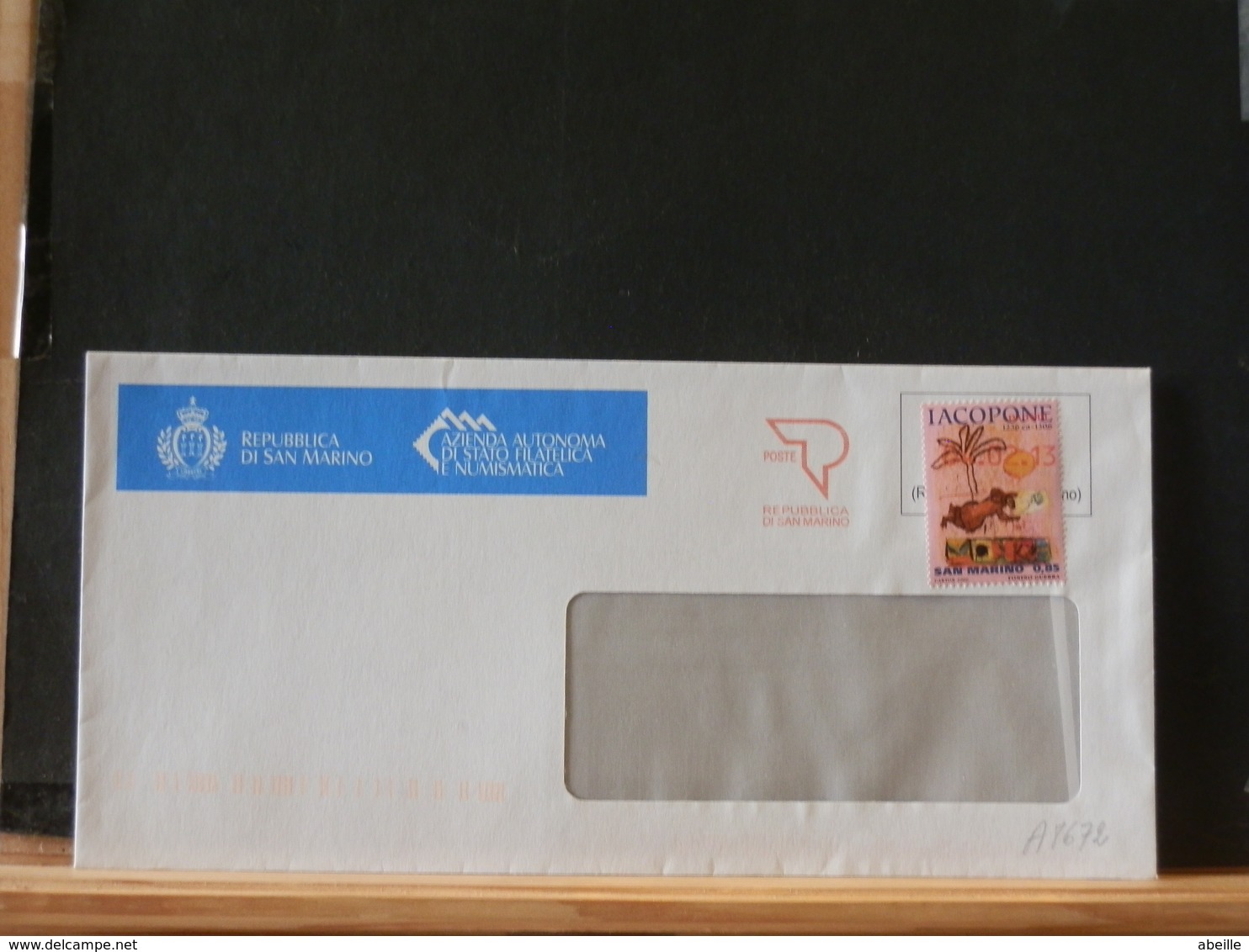 A8672 LETTRE  SAN MARINO - Storia Postale