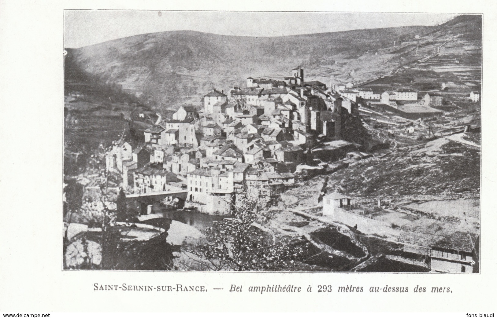 1924 - Iconographie - Saint-Sernin-sur-Rance (Aveyron) - Vue Générale - FRANCO DE PORT - Non Classés