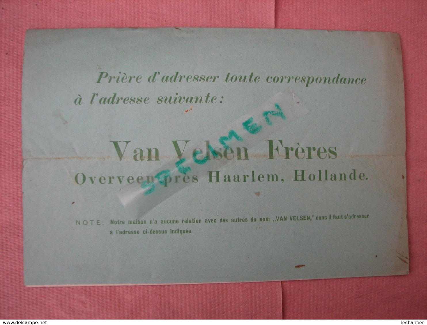 Van Velsen Fréres  catalogues 1897 et 1905 Plantes bulbeuses et tubercules, graines de fleurs T.B.E.