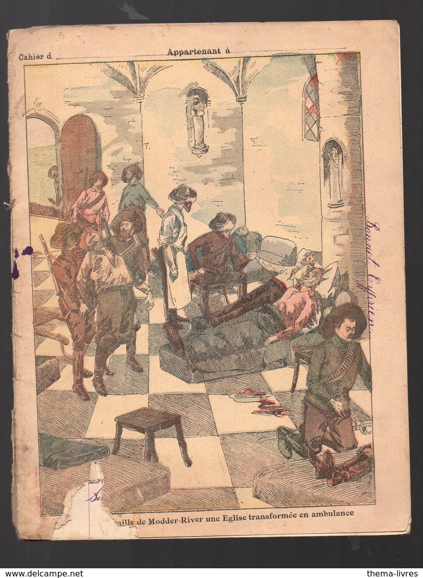 Cahier D'écolier  Avec Couv Illustrée :  : Affaires Du Transvaal : Bataille De Modder-river   (PPP10082) - Book Covers