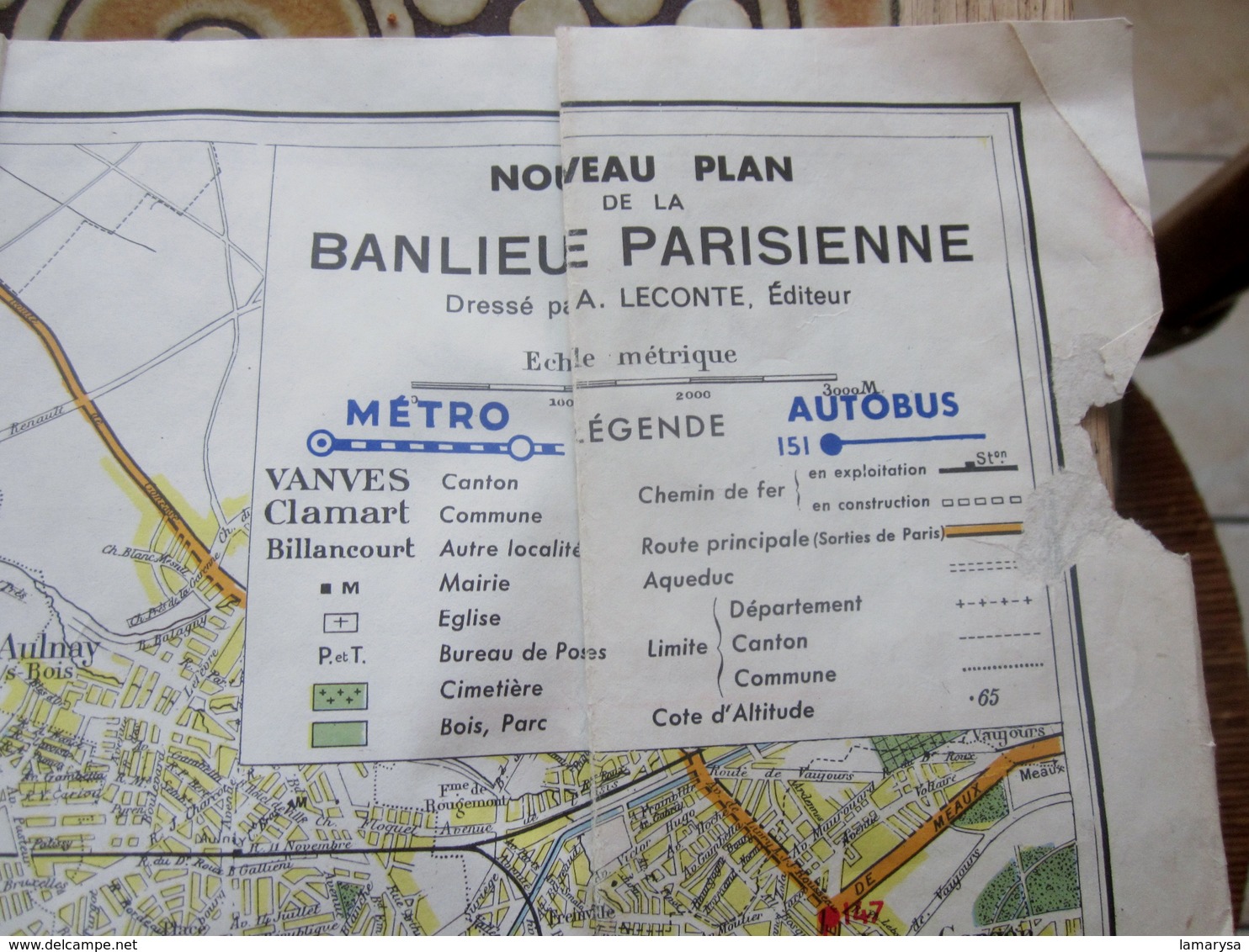 Autobus-Répertoire Plans De Réseaux De PARIS Arrond & Communes De Banlieues Station De METRO La+proche-Schémas De Lignes - Europe