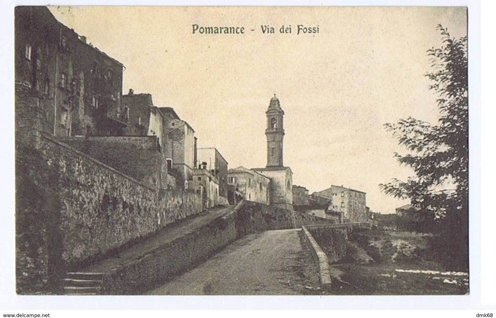 POMARANCE ( PISA ) VIA DEI FOSSI - ED. FONTANELLI 1916 (2979) - Pisa