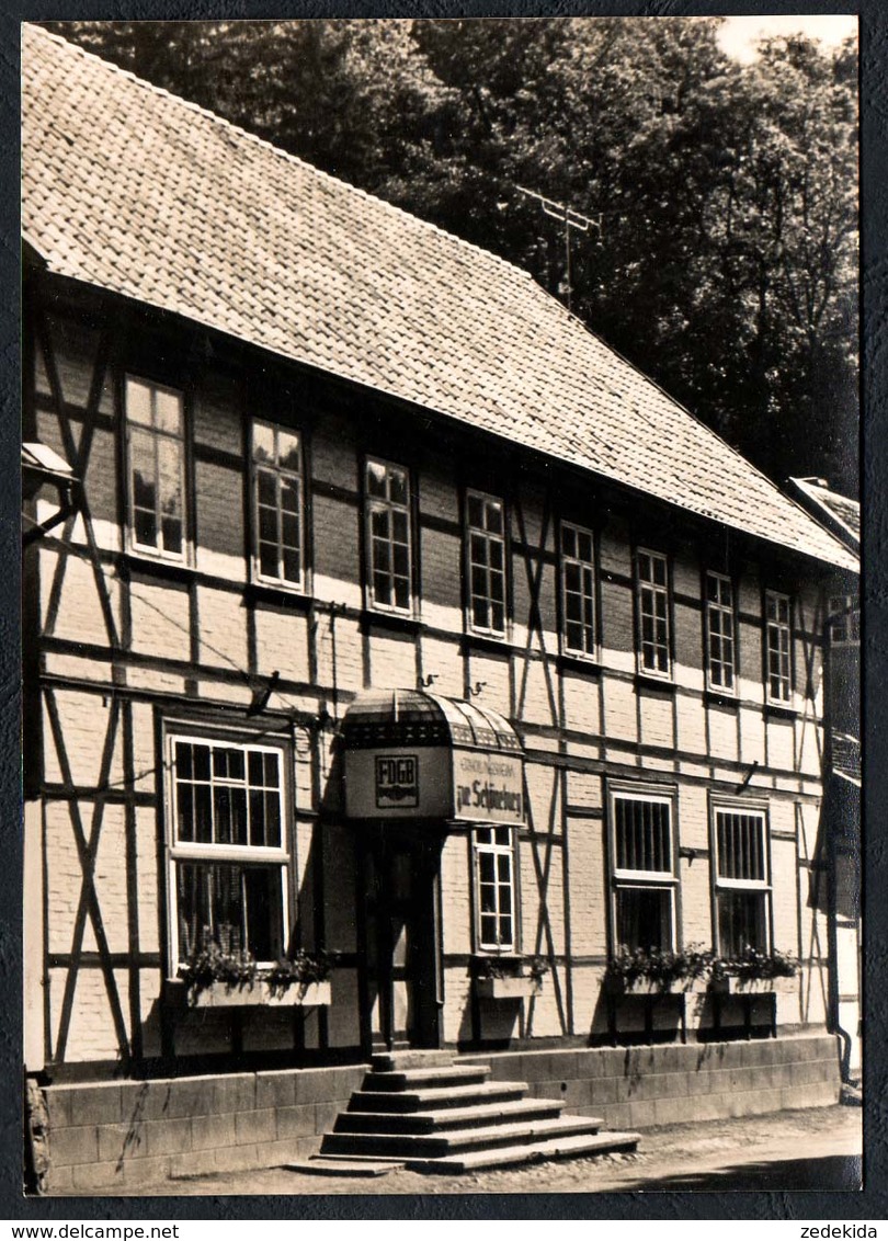 C1500 - Altenbrak - FDGB Erholungsheim Zur Schöneburg - Reichenbach Horn - Fachwerk Fachwerkhaus - Altenbrak