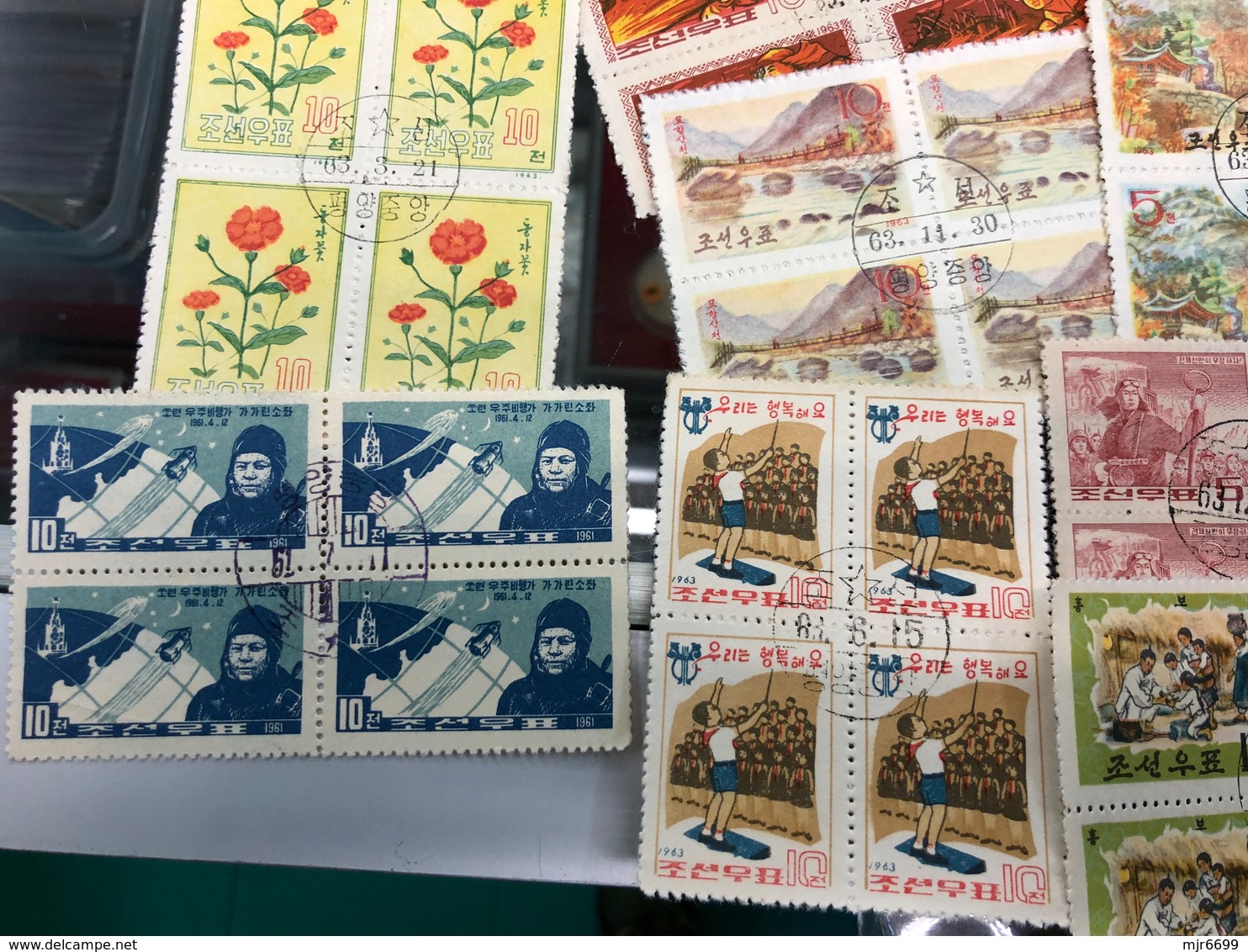 NORTH KOREA LOT OF STAMPS