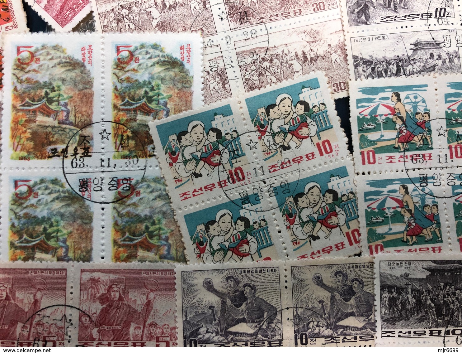 NORTH KOREA LOT OF STAMPS